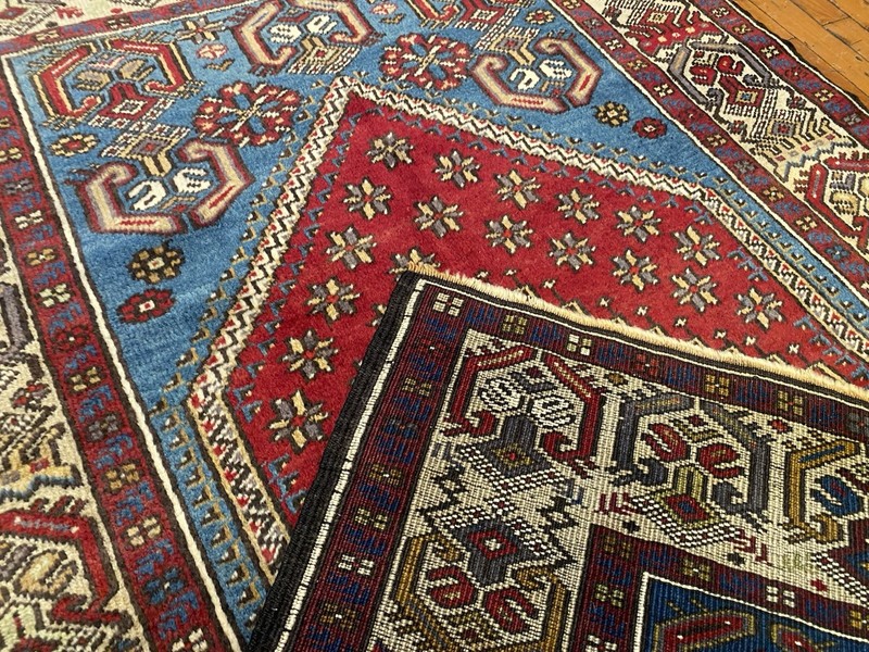 Antique 1900-1939s Exclusive Turkish Wool Pile Carpet 3'4"×5'6" gallery