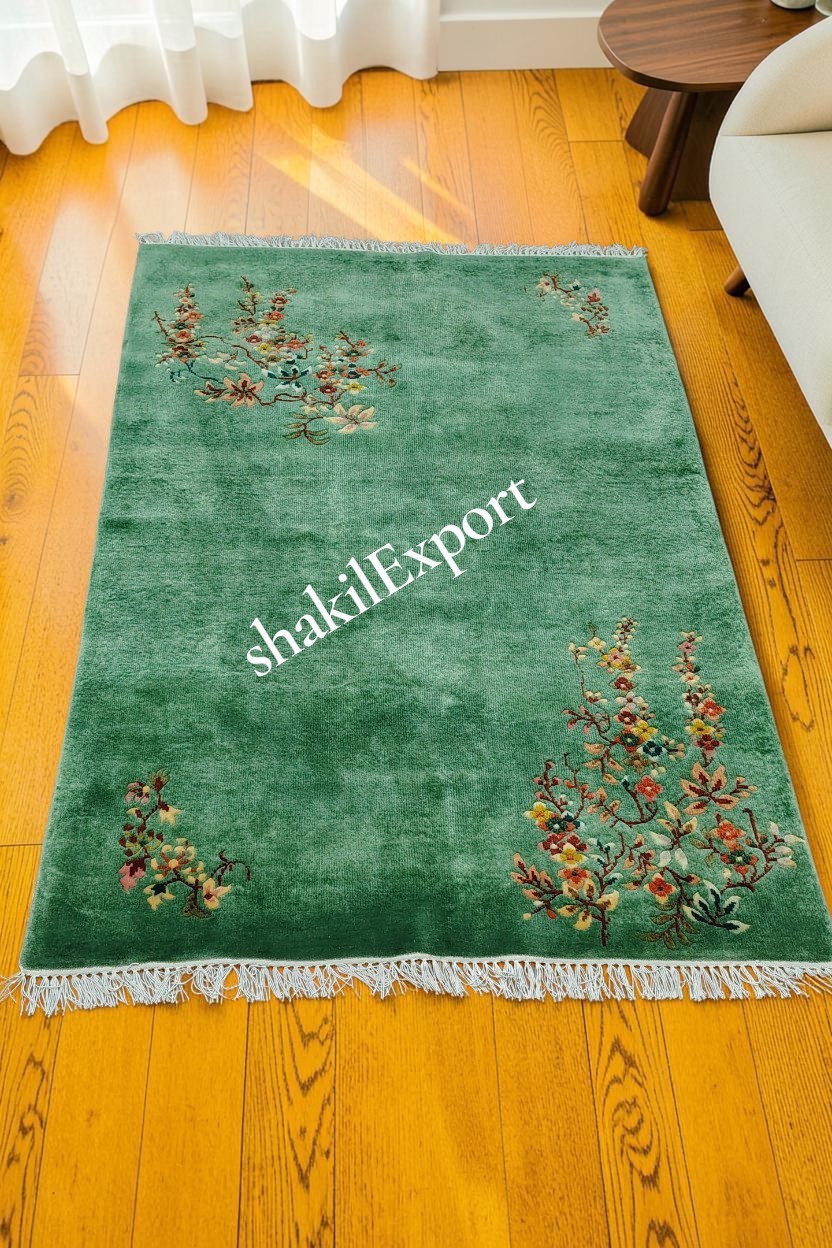 NEW ART DECO CHINESE WALTER NICHOLS RUG 4x6 ft ABSOLUTE BARGAIN. gallery