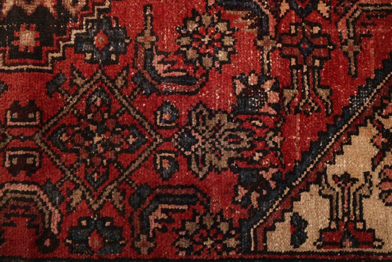 Vintage 3'5" x 5'5" Traditional Hand Knotted Vegetable Dye Wool Area Rug gallery