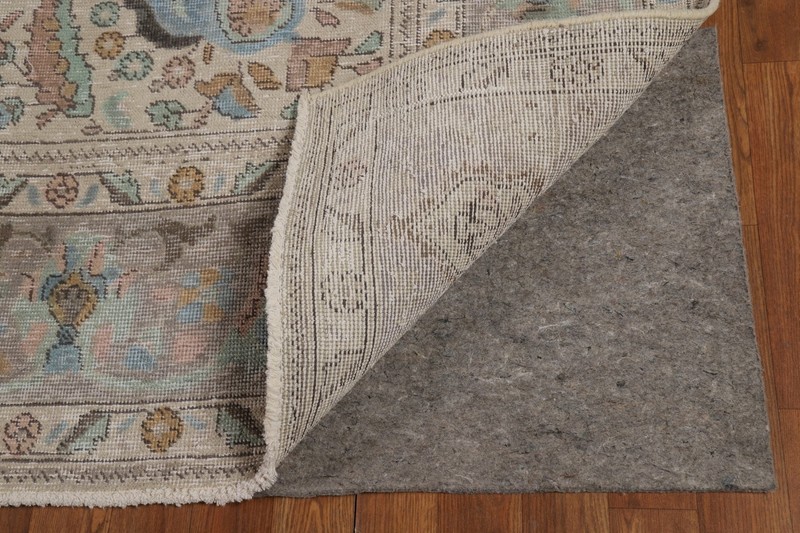 Vintage Wool Medallion Tebriz Area Rug 8x12 Traditional Hand-made Room Size Rug gallery