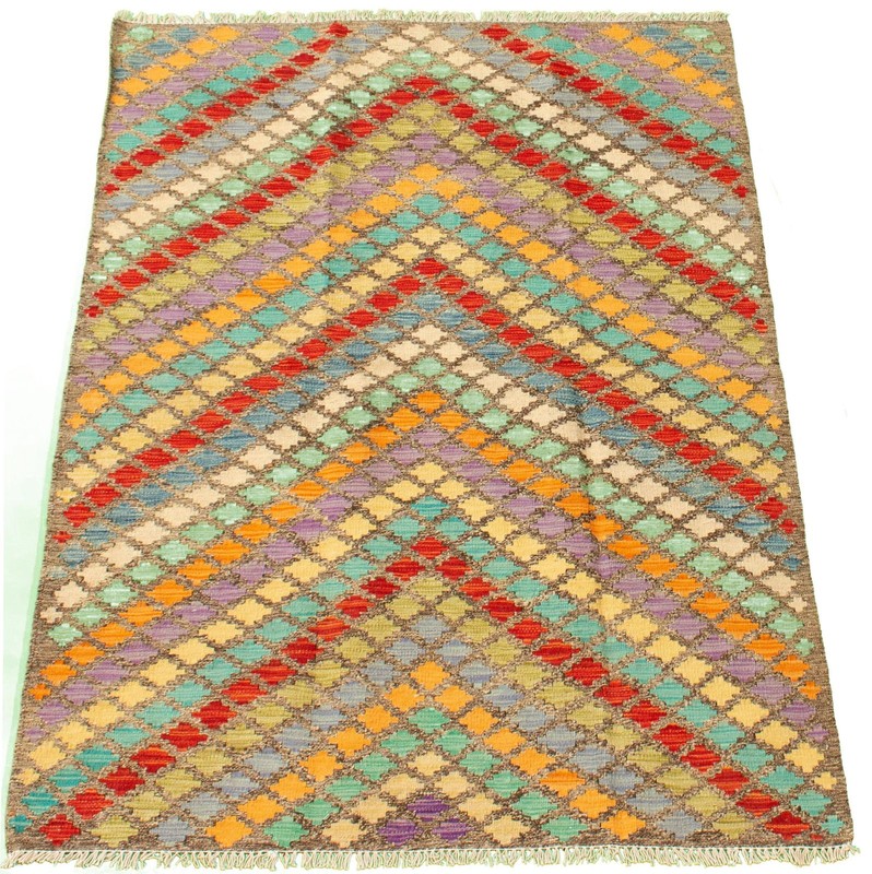 Vintage 4'1" x 6'0" Traditional Wool Hand Woven Oriental Area Rug gallery