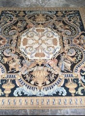 Vintage Original French Aubusson Rug