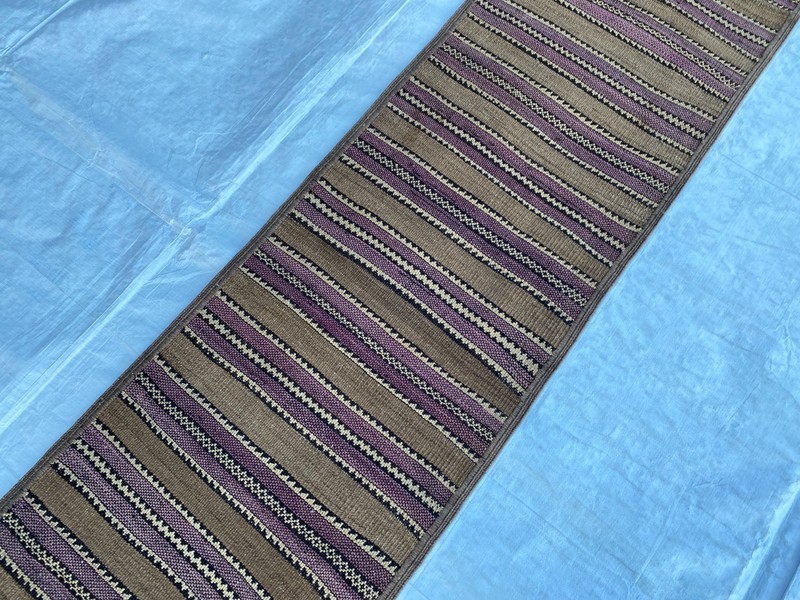 2x10 ft Afghan Handwoven Turkmen Runner Tribal Hallway Entryway Antique Wool Rug gallery