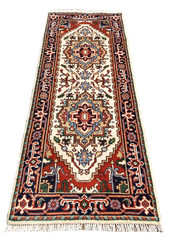 6’x2’6″ ANTIQUITY NEW HAND KNOTTED CAUCASIAN KAZAK SERAPE TRIBAL WOOL RUG RUNNER