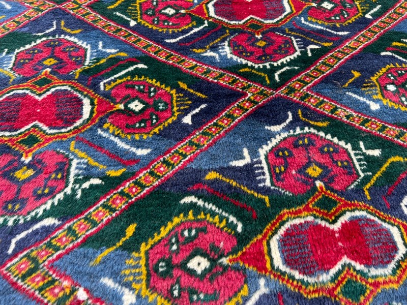 6x9 Red Antique Ersari Afghan Large Area Rug Hand Knotted Wool Tribal Bedroom gallery
