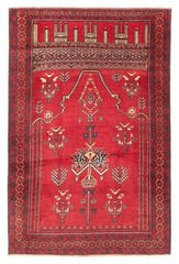 Vintage Hand-Knotted Area Rug 3’2″ x 4’11” Traditional Wool Carpet