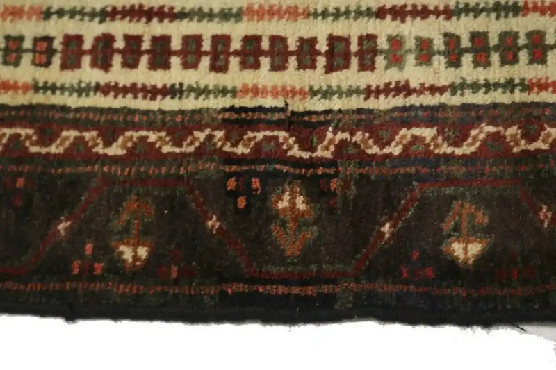 Handmade Vintage Oriental Runner Rug Floral Tribal Hallway Home Carpet 4X9 ft gallery