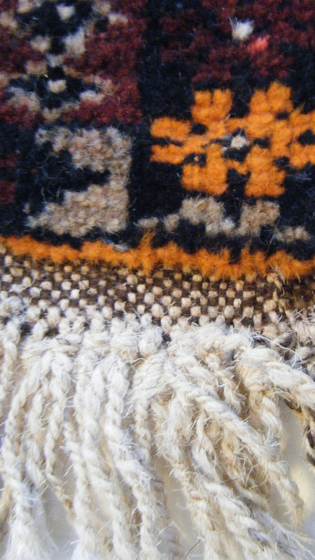 Small Antique Afgan Rug 18" x 24" Handmade All Wool Balouch Ethnic Kilim gallery