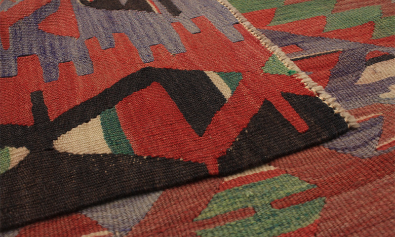 Vintage Hand Woven Area Rug 5'3" x 9'4" Traditional Wool Oriental Carpet gallery