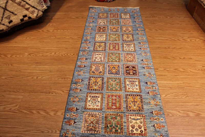 _HANDMADE_RUG_Hall-Runner 2'7" x 8'7" Fine Hand-knotted Bakhtiari Design Rug gallery