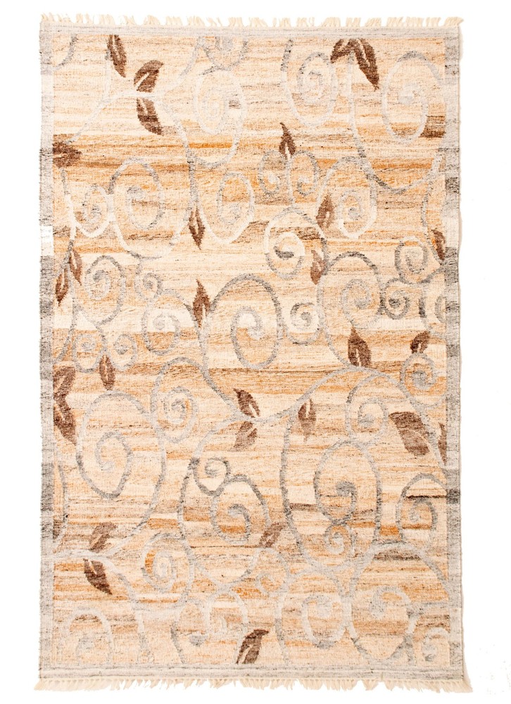 Vintage Hand Woven Area Rug 5'2" x 8'0" Traditional Wool Oriental Carpet