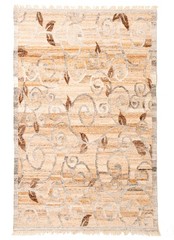 Vintage Hand Woven Area Rug 5’2″ x 8’0″ Traditional Wool Oriental Carpet