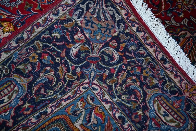 242 X 345 cm COLLECTORS' ITEM Vintage Stunning Oriental Floral Heraz Palace Rug gallery