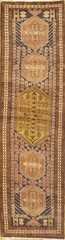 Antique Hand-knotted Per Karajeh Runner Rug – 2’6″X10’2″