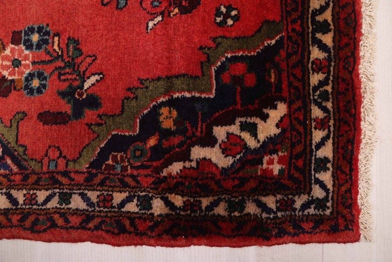 Vintage Hand-knotted Runner Rug 2'7" x 9'4" Traditional Oriental Wool Carpet gallery
