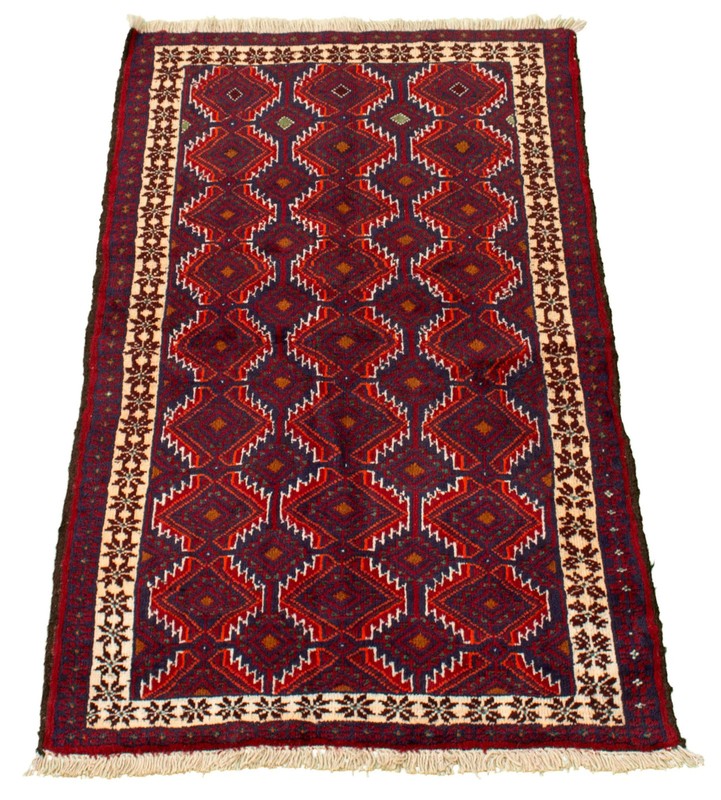 Vintage Traditional Hand-Knotted Area Rug 3'2" x 5'2" Oriental Wool Carpet gallery