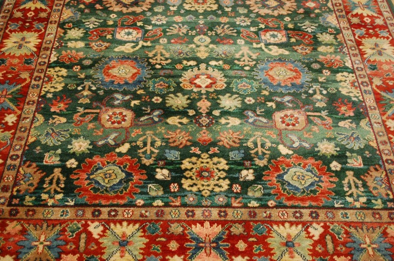 MINT AUTHENTIC AMERICAN KARASTAN KUBA DESIGN RUG 5.9x9 PATTERN # 700/797 gallery