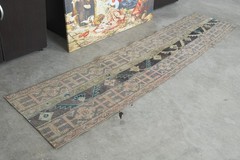 Oushak Runner Rugs Turkish Hand-Knotted Hallway Carpet Vintage Rug 2×9 ft,167