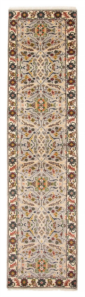 Vintage Hand-knotted Runner Rug 2'5" x 10'1" Traditional Oriental Wool Carpet