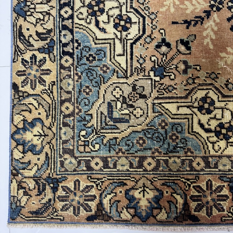 4x6 Antique Persian Area Rug, Hand Knotted Floral Oriental Carpet gallery