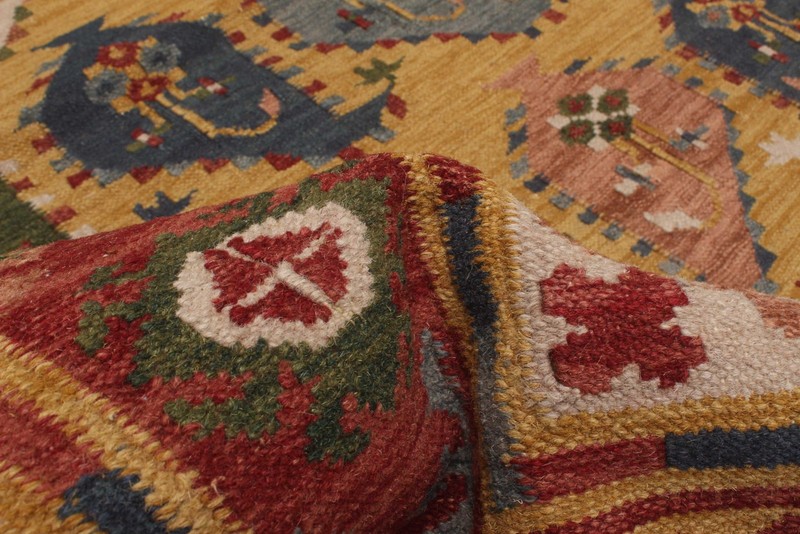 Vintage Hand Woven Area Rug 6'1" x 7'7" Traditional Wool Oriental Carpet gallery