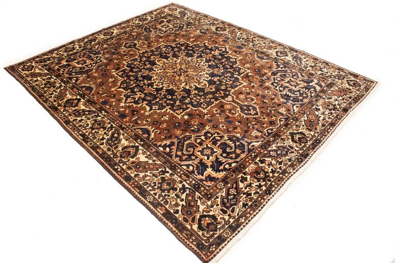 Handmade Vintage Floral Wool Oriental Rug Living Room Decor Carpet 10X12 ft gallery