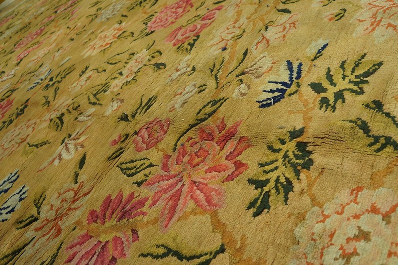 11'x18' Antique Large Wool Brown Earth Tone Hand Knotted Pile English Rug gallery