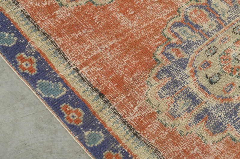3x11 Turkish Runner Rug Hand-Knotted Long Vintage Oushak Wool Rug Runner,638 gallery