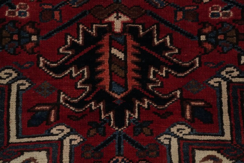 Room Size Hand-made Wool Traditional Medallion Vintage Red Rug Area Carpet 7x10 gallery