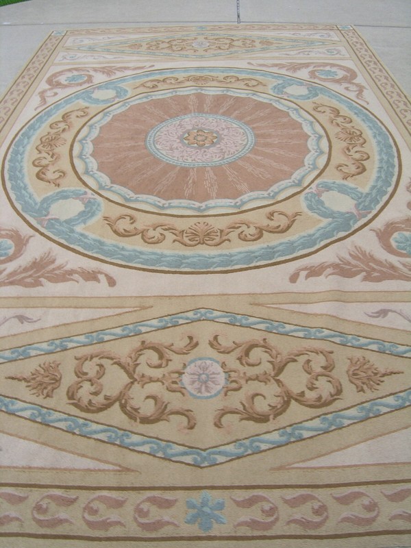 Vintage Hokanson Custom Made Rug Carpet Traditional Hollywood Regency 9x14 ft gallery