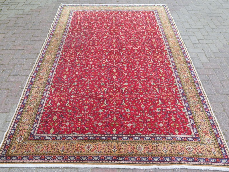 Anatolia Wool Carpet Handmade Floor Rug Large Authentic Kayseri Teppich 74"x112" gallery
