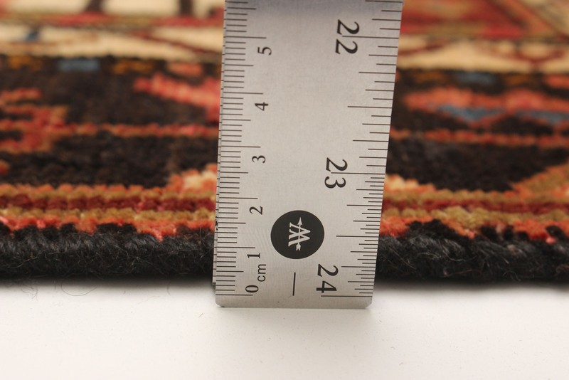 Vintage Hand-Knotted Area Rug 4'11" x 9'10" Traditional Oriental Wool Carpet gallery