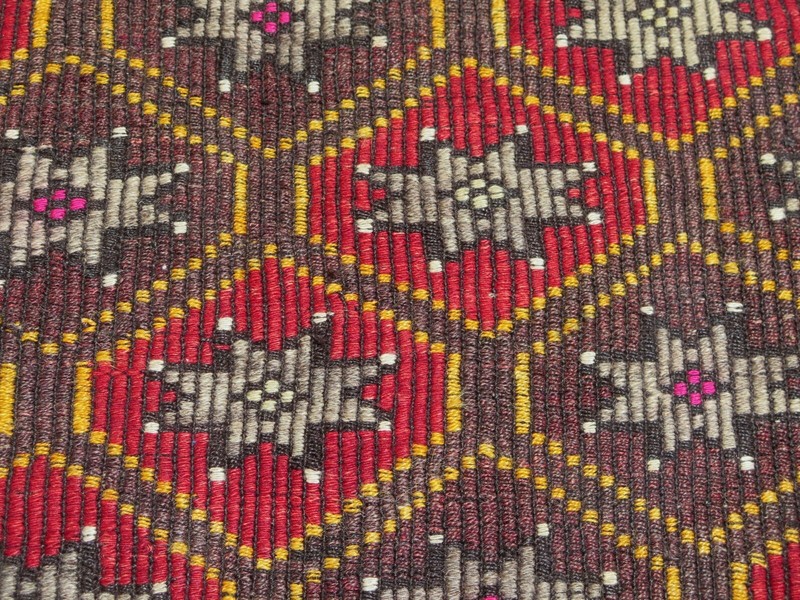 Vintage Turkish Rug, Area Rug, Large Kilim, Floor Rug, Wool Rug, Carpet 75"X123" gallery