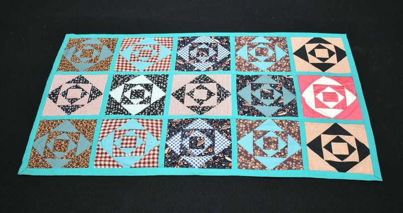 Vintage Turkish Textile Patchwork 28'' x 47'' Wall Hangings Piece Textile Cover gallery