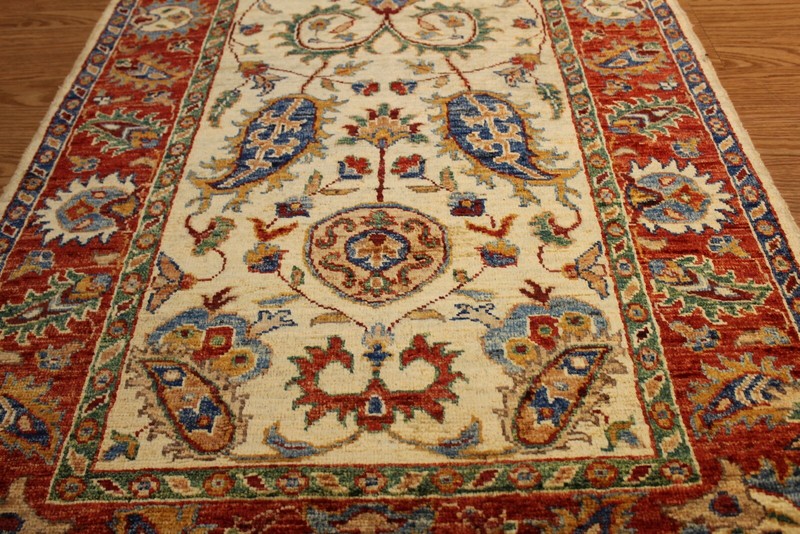 _HALL_RUNNER_RUG 10 Ft. Fine Quality Handmade Rug hand knotted vegetable dyed gallery