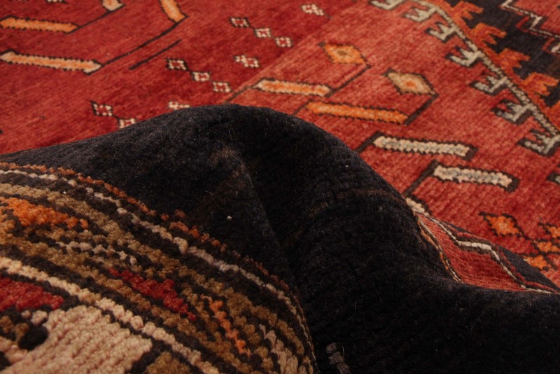 Vintage Hand-knotted Runner Rug 3'11" x 12'0" Traditional Oriental Wool Carpet gallery
