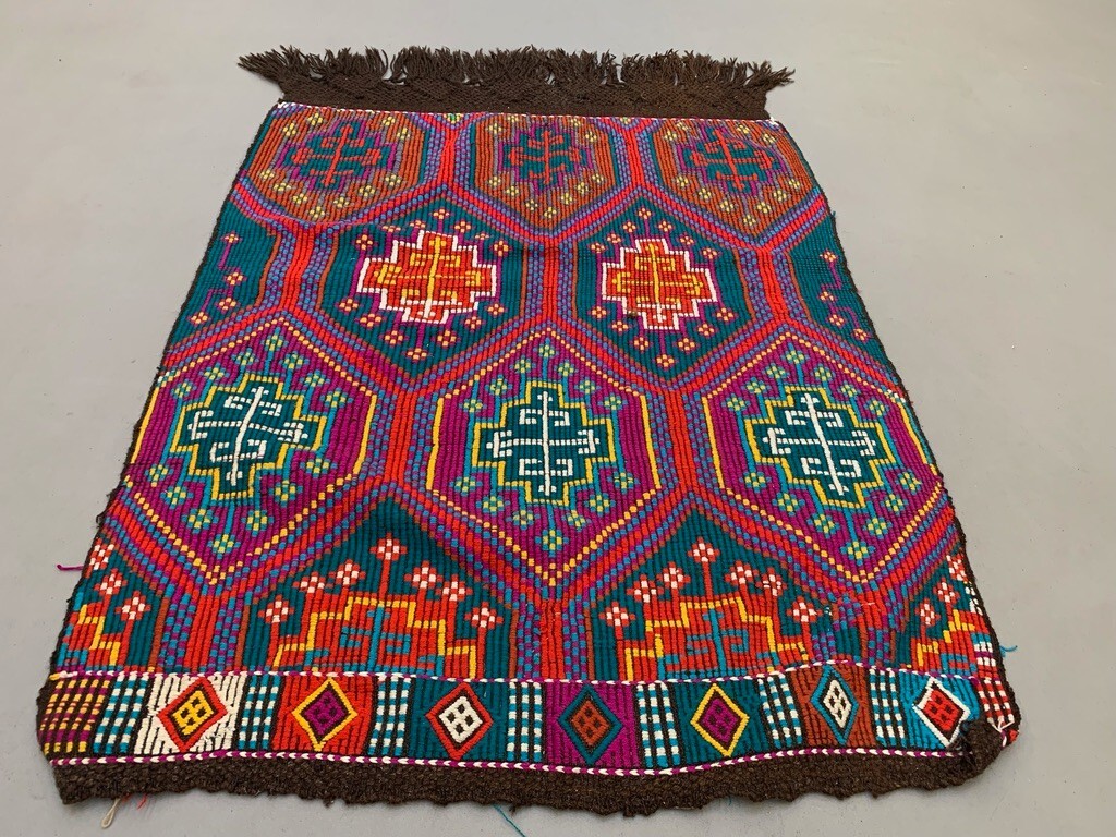 Medium Vintage Turkish Kilim Rug 130x92 cm Wool Kelim gallery