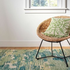 green tone rug loop weave rug Modern hand tufted carpet colorful area rug
