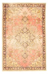 Vintage Hand-Knotted Area Rug 3’1″ x 4’10” Traditional Wool Carpet
