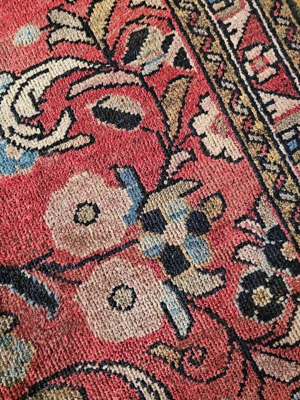 4.3 x 6.3 ANTIQUE KAZAK SHIRVAN VINTAGE TURKISH SERAPI HERIZ Hand Knotted gallery