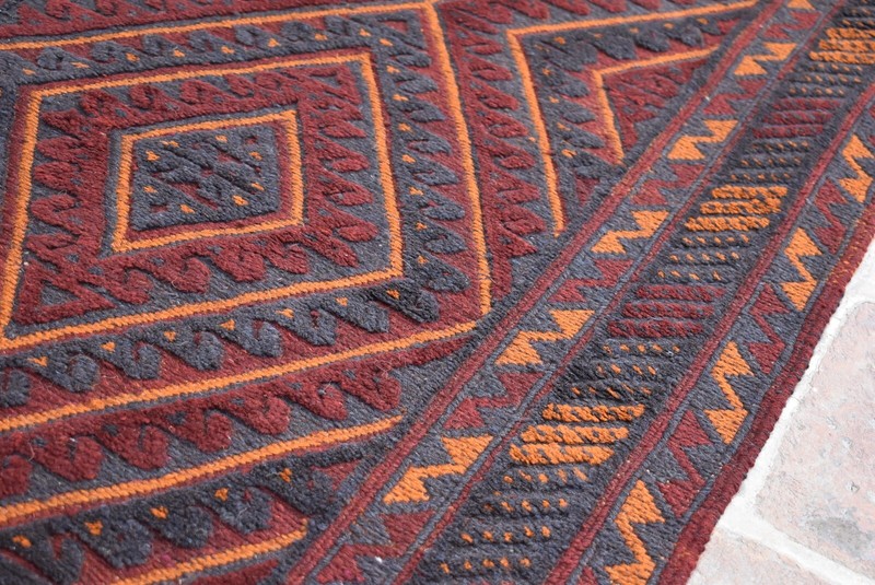 3x12 Hand Knotted Vintage Afghan Moshvani Runner Persian Tribal Wool Hallway Rug gallery