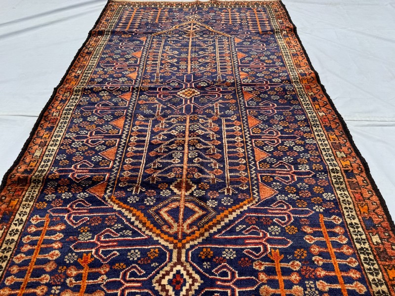 4x6 Ft Antique Afghan Hand Knotted Wool Rug Tribal Oriental Baluchi Area Carpet gallery