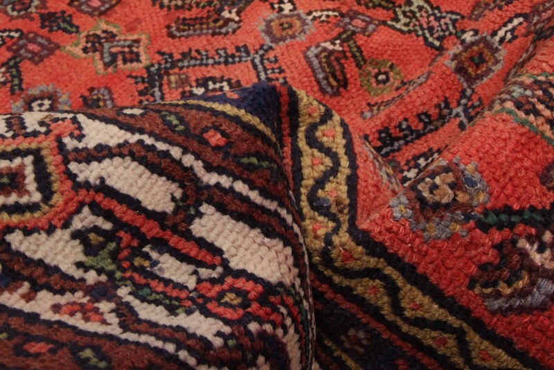 Vintage 6'8" x 10'1" Traditional Hand Knotted Vegetable Dye Wool Area Rug gallery