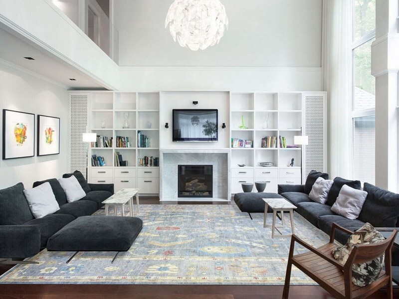 12'0" x 16'0" Gray, Natural Dyes, Organic Wool, Hand Knotted, Angora Oushak Rug gallery