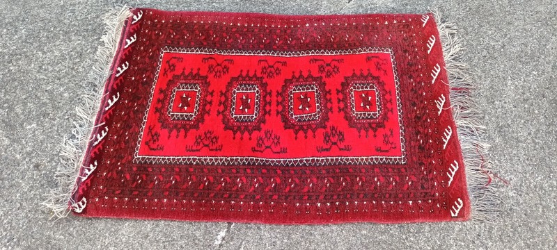 Oriental Rug Kelim Retro Carpet Bridge Vintage 125 X 85 H12 gallery