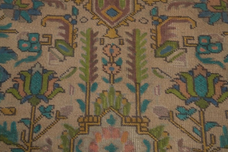Vintage Geometric Traditional Hand-made Living Room Area Rug Wool Carpet 9x13 gallery
