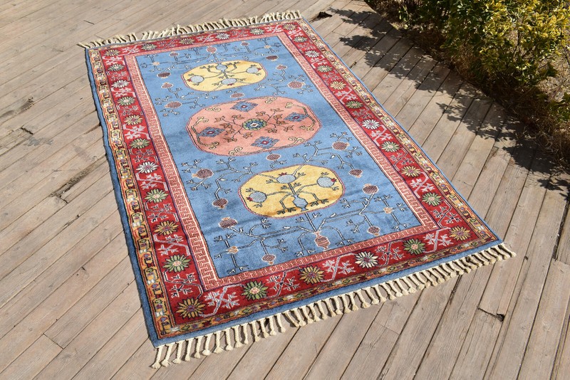 Turkish TERRIFIC Rug 52''x76'' Vintage Fashion Carpet 133x195cm Oriental Rug gallery