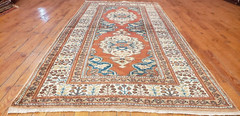 Exquisite Antique Cr1930-1939’s Natural Dye Wool Pile Kayseri Rug 3′ × 5’10”