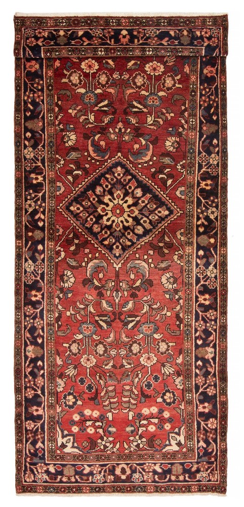 Vintage Hand-knotted Runner Rug 3'10" x 9'10" Traditional Oriental Wool Carpet