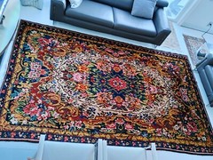 EXCEPTIONAL LARGE ORIGINAL MIDDLE EASTERN RUG GOLFARANG DESIGN 138 X 82″